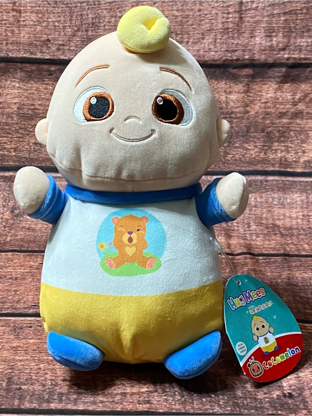 Squishmallows Hug Mees Cocomelon JJ 10 inch Plush Toy New